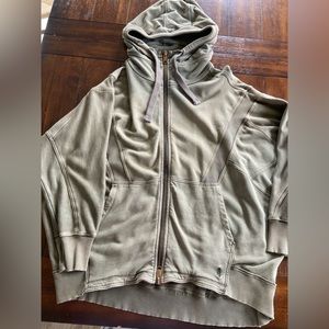 Free People All Your Love hoodie, medium, green.